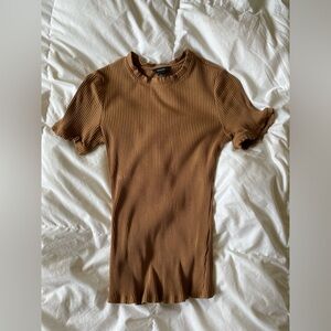 RW&Co top with subtle frill on sleeves